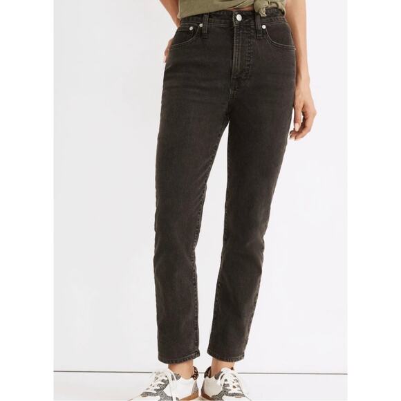 Madewell Denim - Madewell the Curvy Perfect Vintage Black Denim Jean